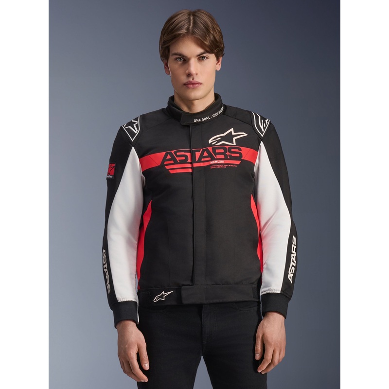 Veste Monza Sport S Noir Rouge vif Blanc