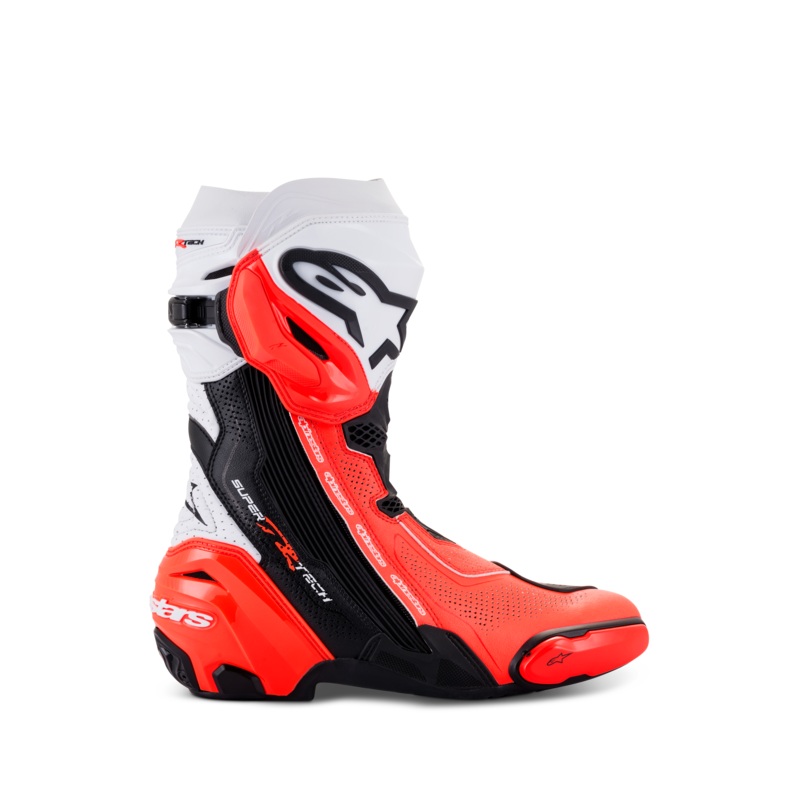 Bottes Supertech R Ventiles 37 Noir Blanc Rouge Fluo