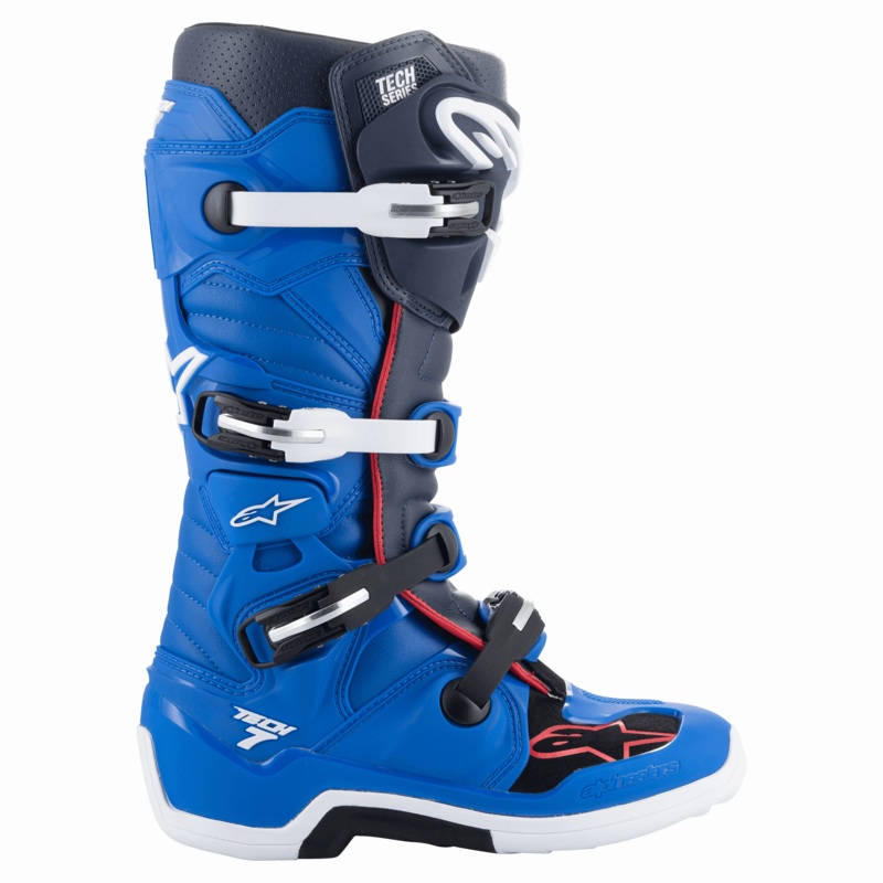 Bottes Tech 7 5 Alpine Blu Night Navy Brig Red