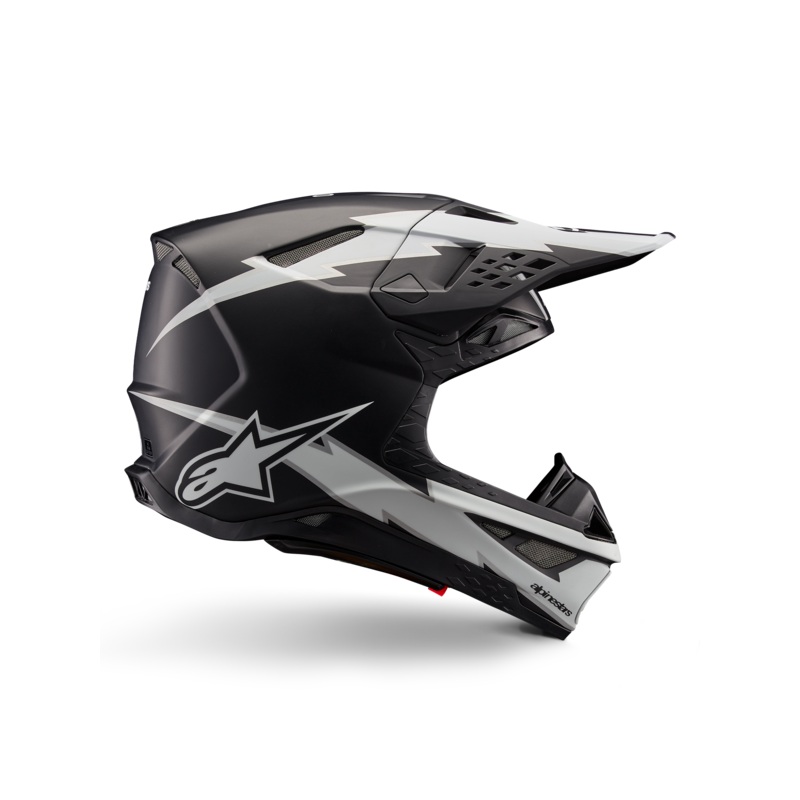 Casque Supertech M10 Ampress ECE XS Black White Matt