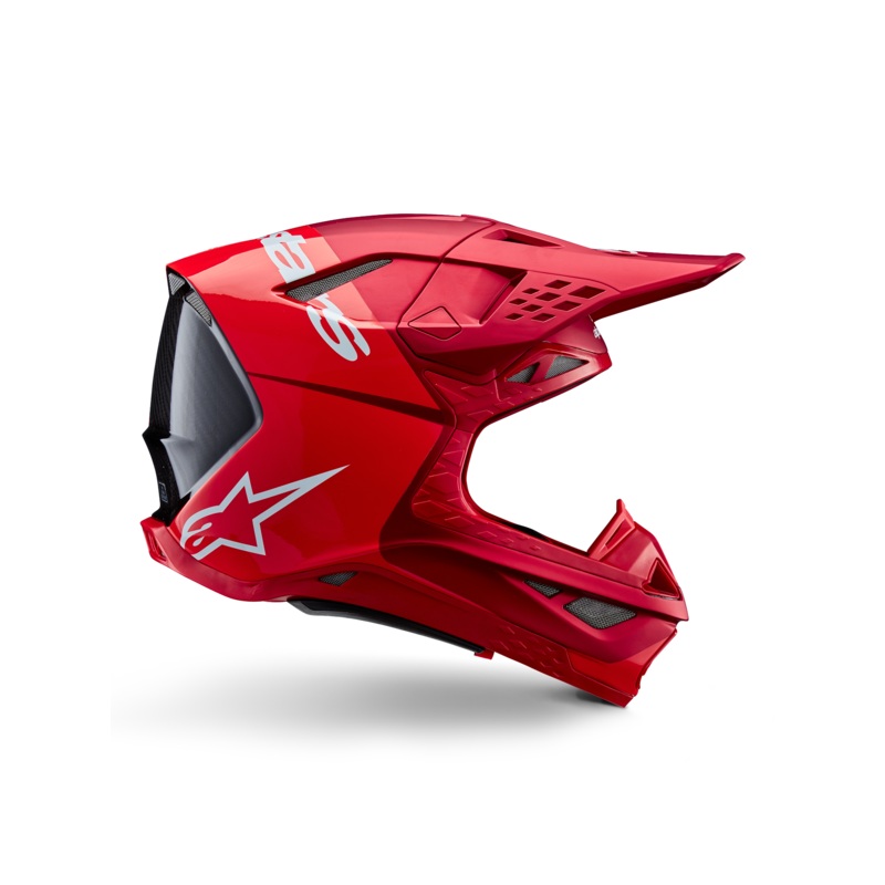 Casque Supertech M10 Flood ECE XS Rouge Fluo Rouge M G