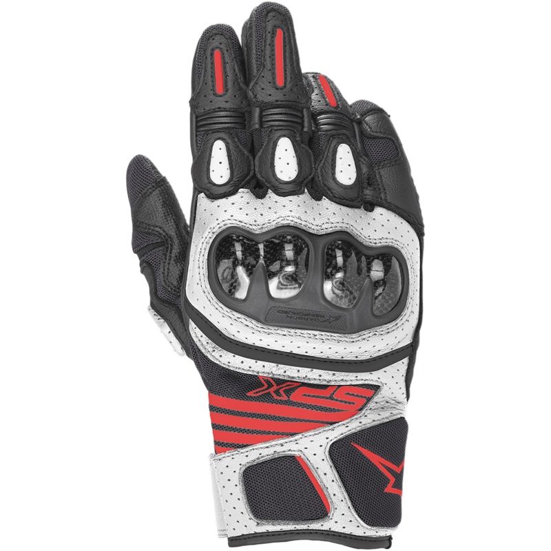Gants Spx Ac V2 S Noir Blanc Rouge Fluo