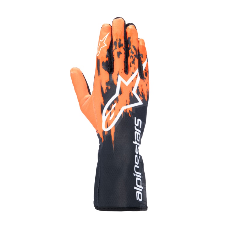 Gants Tech-1 K V3 XXS Noir Orange Blanc