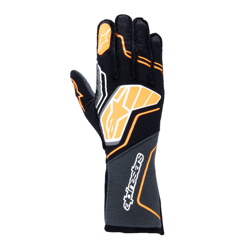 Gants Tech-1 ZX V4 S Noir Orange Fluo