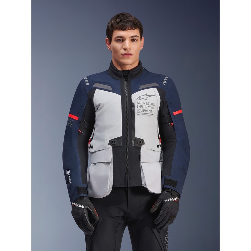 Veste ST-7 2L Gore-Tex S Gris glacier Bleu fonc Noir