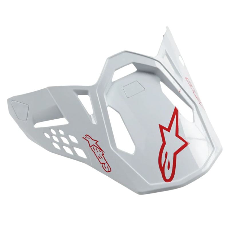 Visire Dyno Casque Supertech M10  One Size Blanc brillant/Rouge