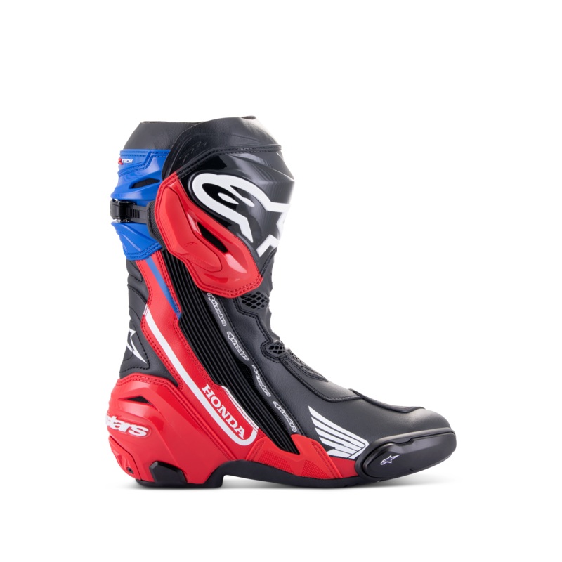 Bottes Honda Supertech R 39 Noir Rouge vif Bleu