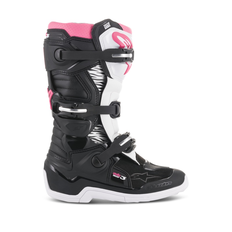 Bottes Stella Tech 3 – Femmes 6 Noir Blanc Rose