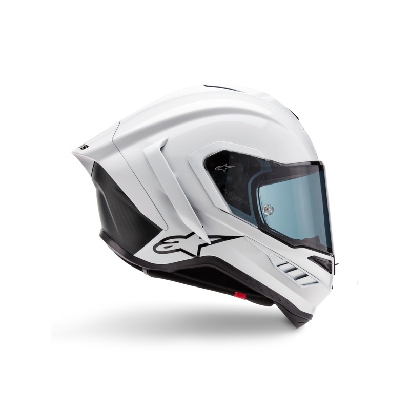Casque Supertech R10 Solid XS Blanc brillant Noir mat