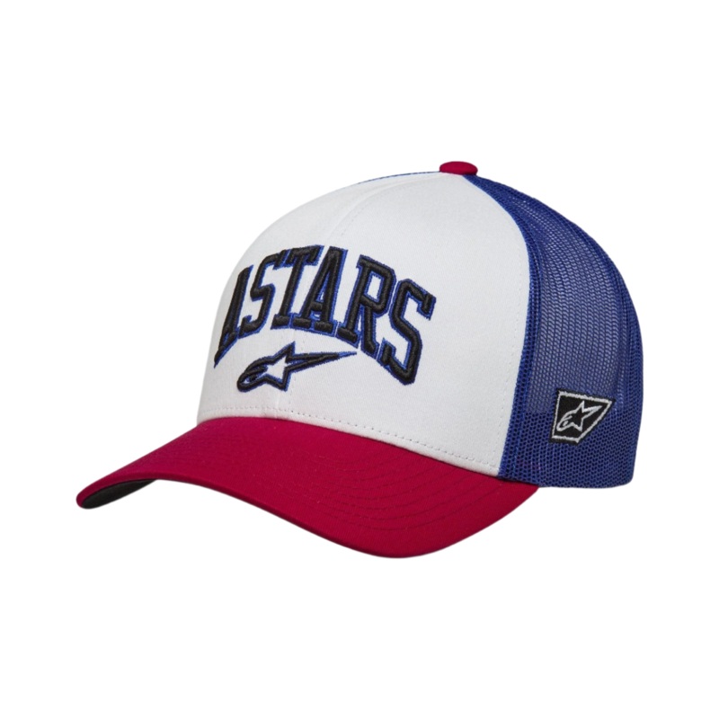 Casquette Dunker Trucker One Size Blanc Rouge Bleu