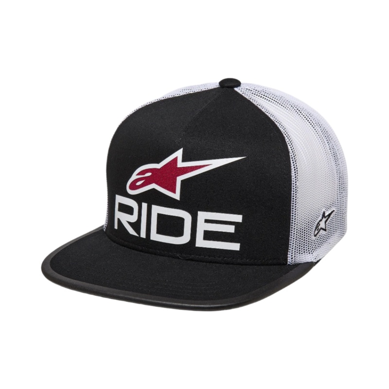 Casquette Trucker Ride 4.0 One Size Noir Blanc Rouge