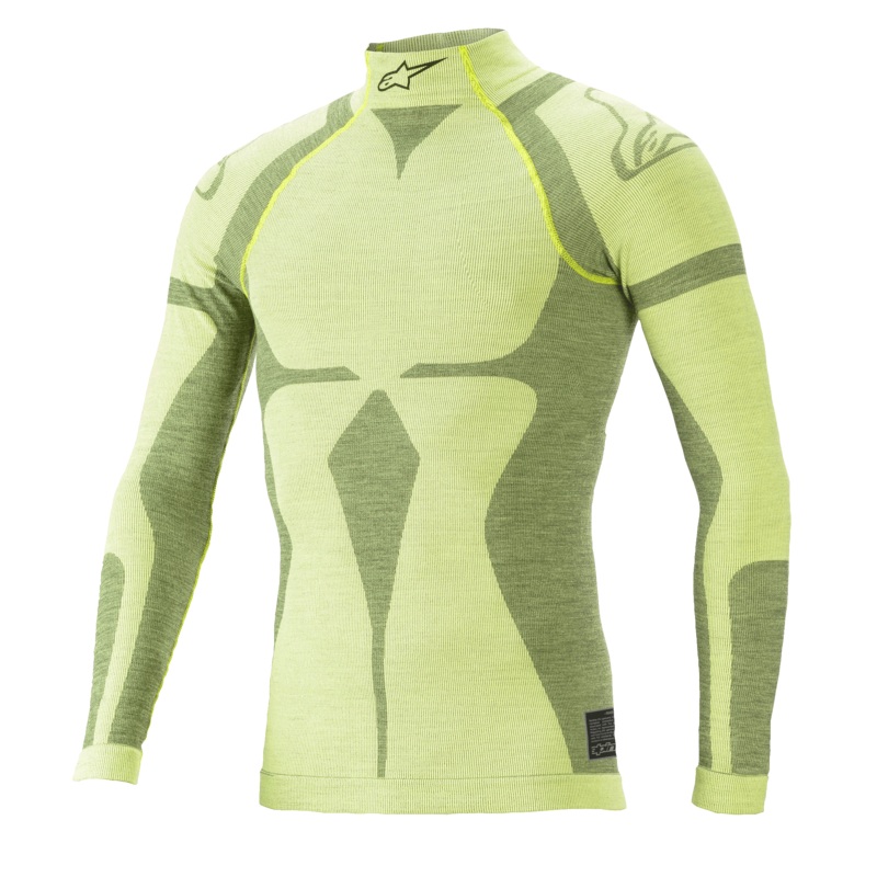 Haut Technique ZX Evo V2 Manches Longues XS/S Jaune Fluo Jaune fonc