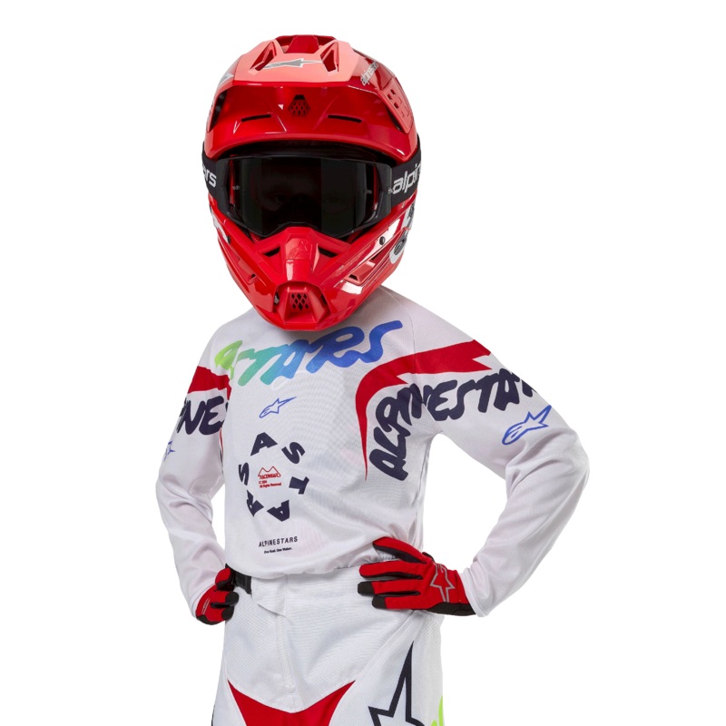 Maillot Racer Hana Jeunes 2024 S White Multicolor