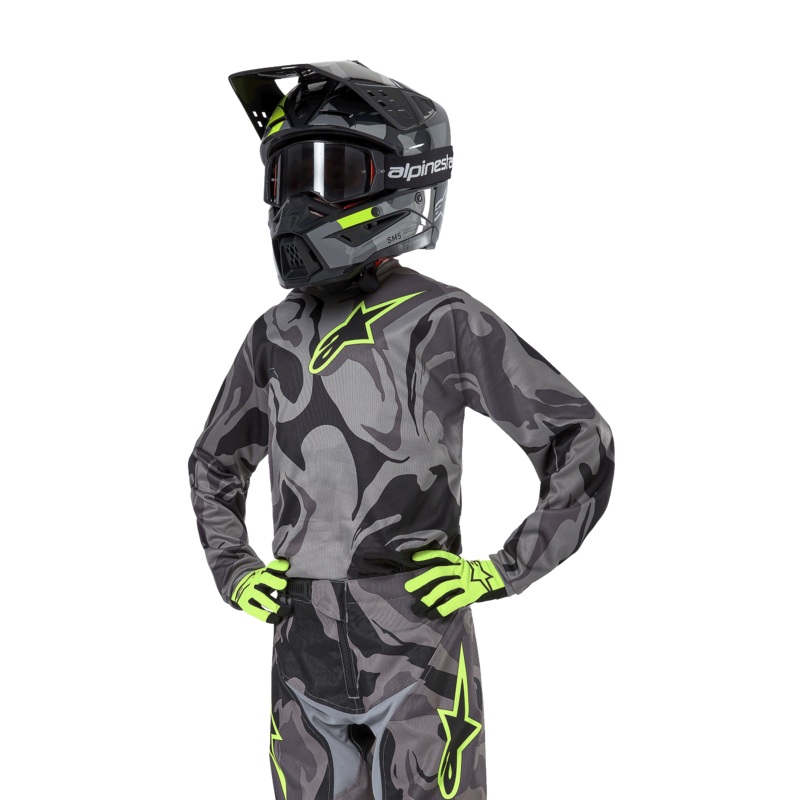 Maillot Racer Tactical Jeunes 2024  S Aimant Cast Gray Camo