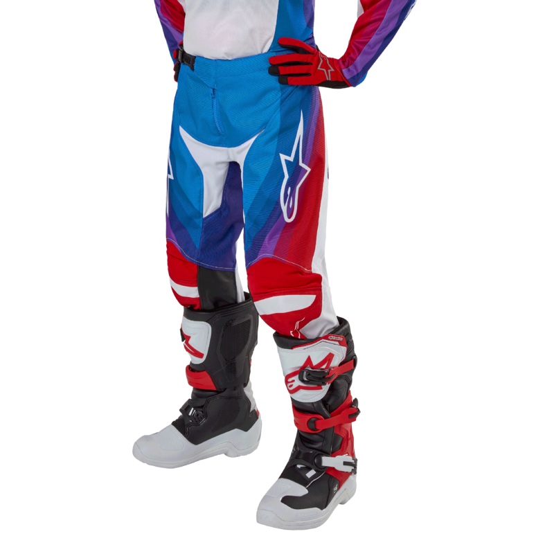 Pantalon Racer Pneuma Jeunes 2024 22 Blu Mars Rouge Blanc