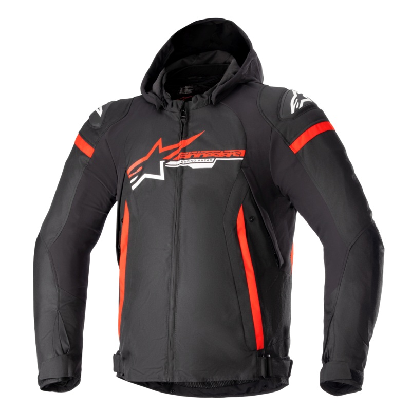 Veste Impermable Zaca S Black Bright Red White