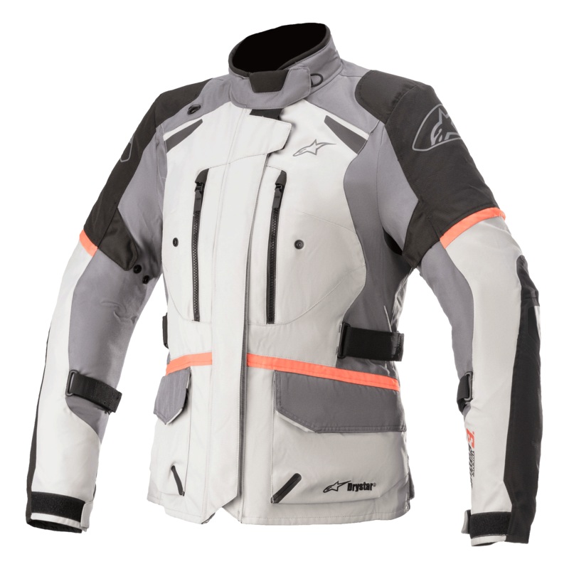 Veste Stella Andes V3 Drystar – Femme S Gris glacier Gris fonc Noir Corail