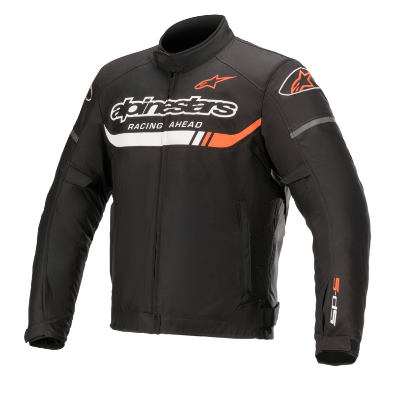 Veste T-SP S Ignition Impermable S Noir Blanc Rouge Fluo