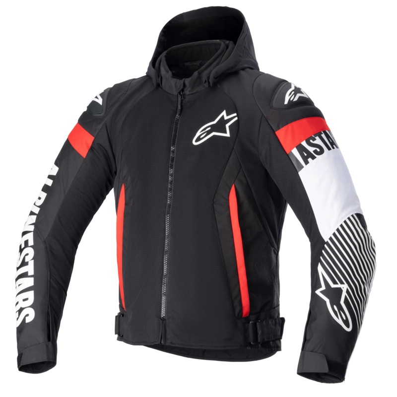 Veste Zaca Air S Noir Blanc Rouge Fluo