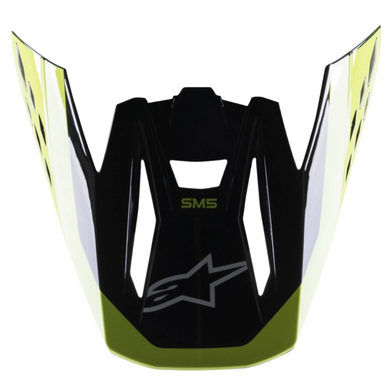 Visire S-M5 Beam One Size Noir Jaune Fluo Glossy