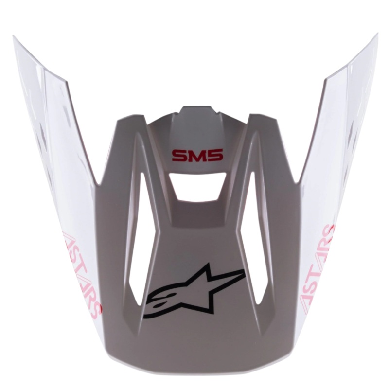 Visire S-M5 Bond One Size Blanc Rouge Brillant