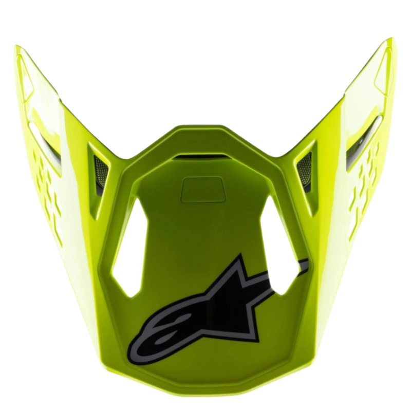 Visire S-M8 Factory One Size Noir Jaune Bleu fluo Brillant