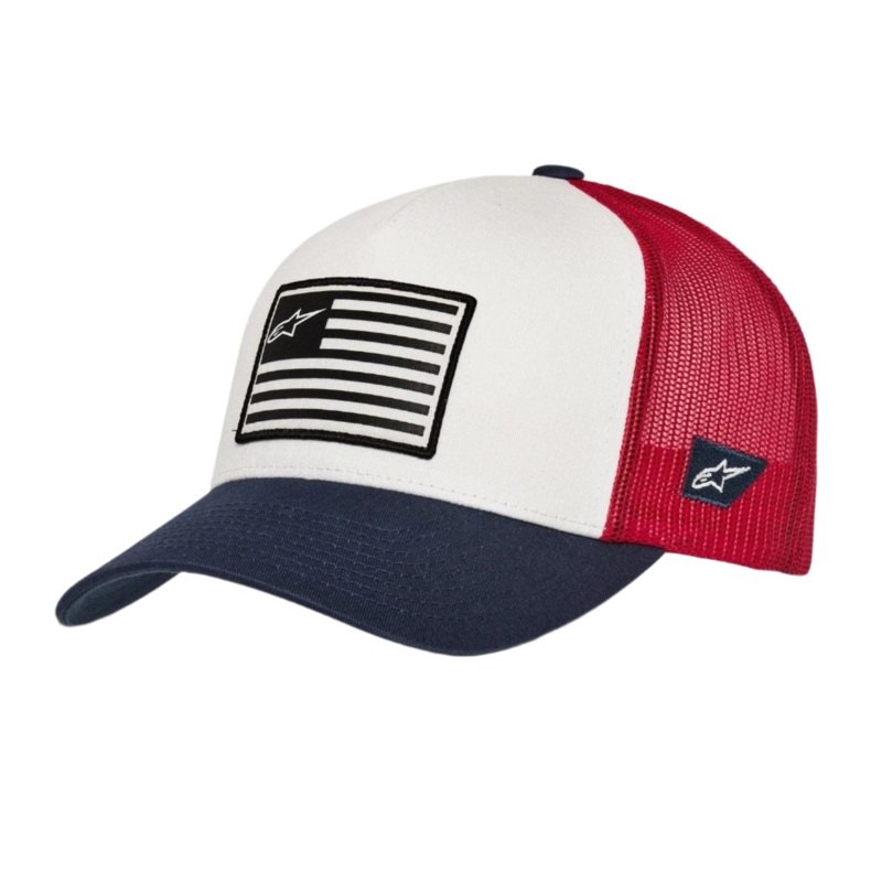 Casquette Flag Snapback One Size Wht Navy Red