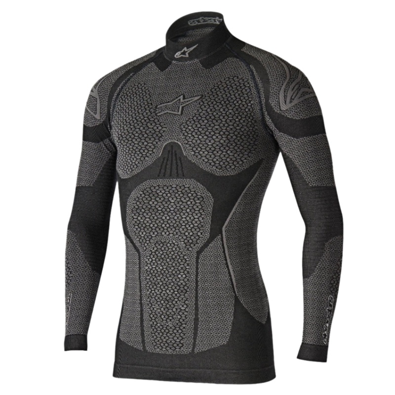 Haut Technique Ride Tech Manches Longues Hiver XS/S Gris noir