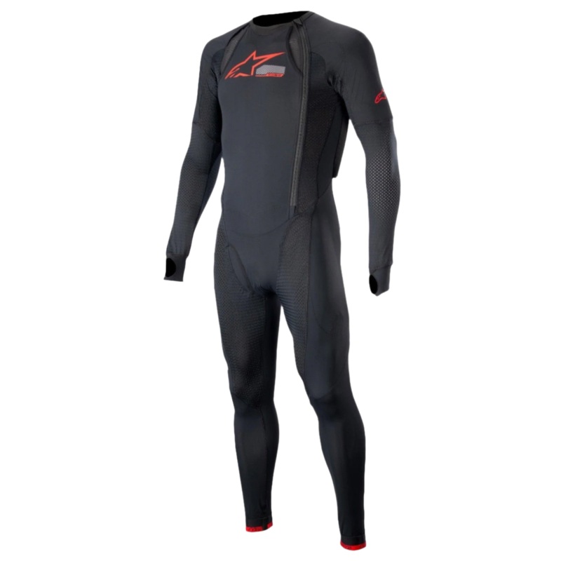 Sous-Couche Longuesue Tech-Air 10 Race Systme XS Noir Rouge vif