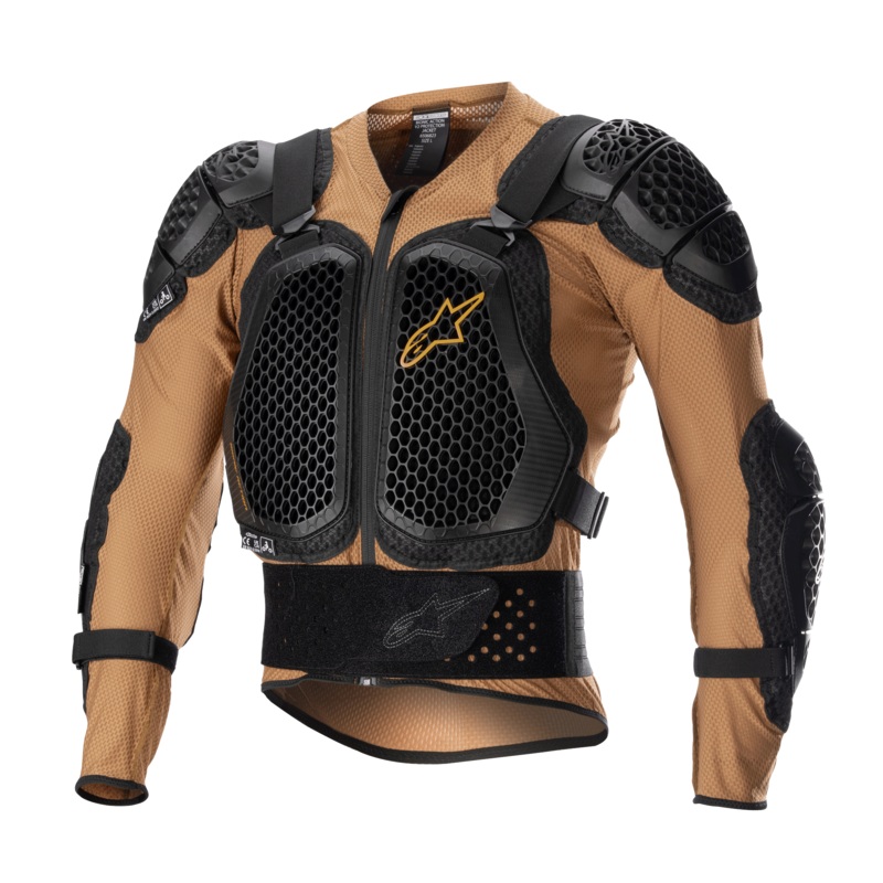Veste De Protection Bionic Action V2 S Sable Noir Mandarine
