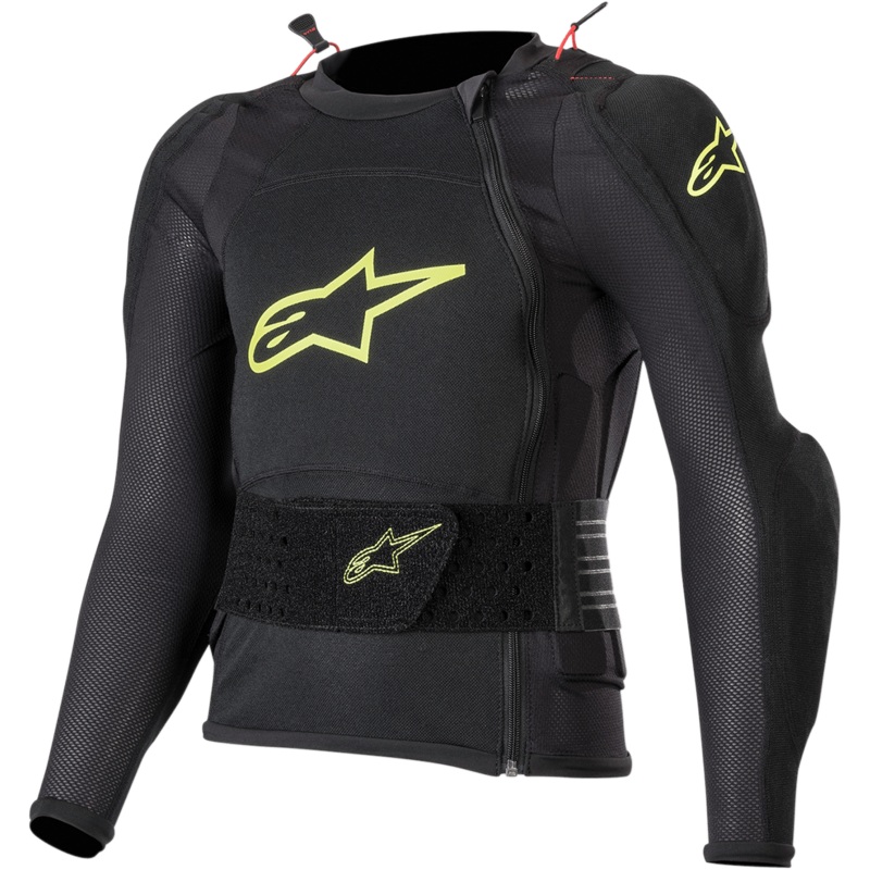 Veste De Protection Bionic Plus Pour Jeunes S/M Noir Jaune Fluo