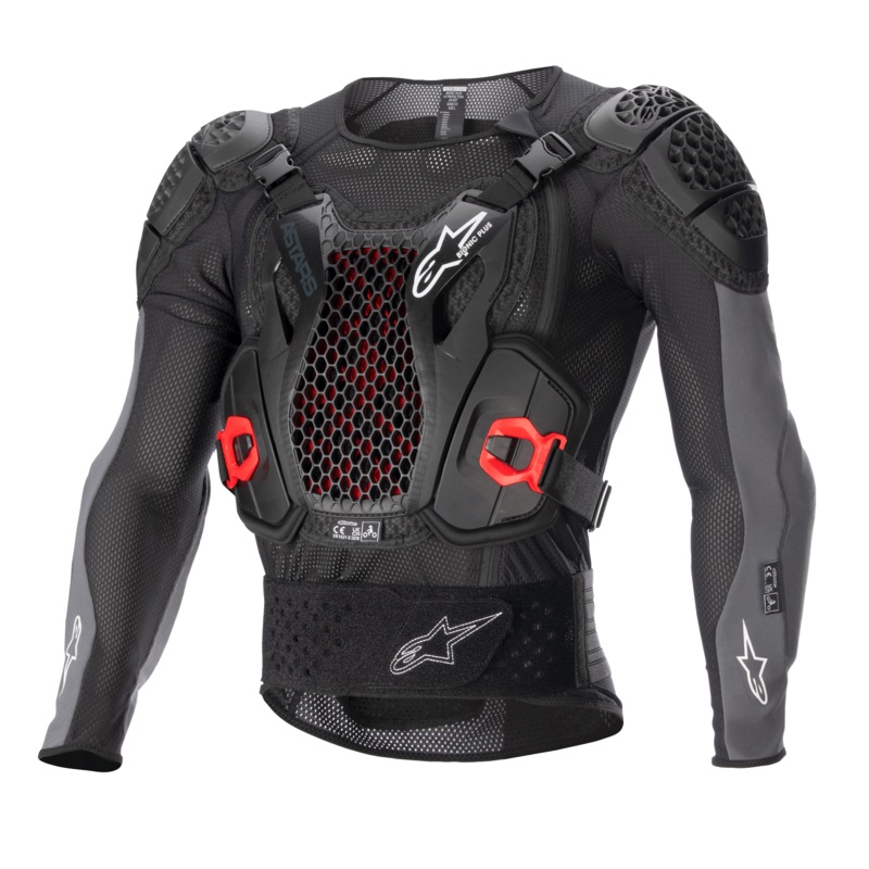 Veste De Protection Bionic Plus V2 S Noir Anthracite Rouge