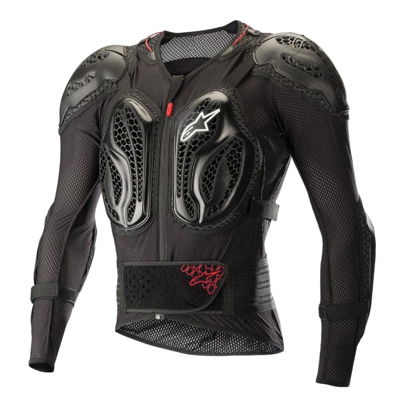 Veste De Protection Bionic Pro – Manches Longues S Noir Rouge
