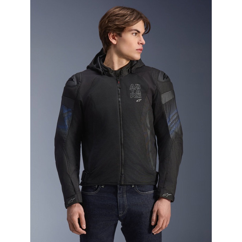 Veste Impermable Zaca Air Venom S Noir Bleu lectrique