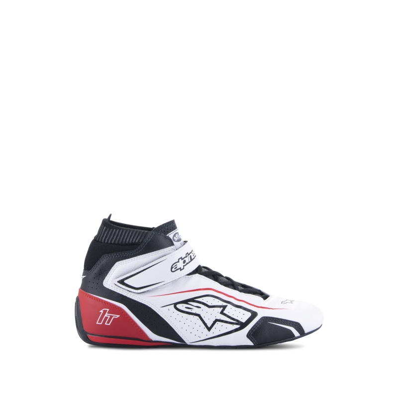 Chaussures Tech-1 T V3 FIA 5 Blanc Noir Rouge