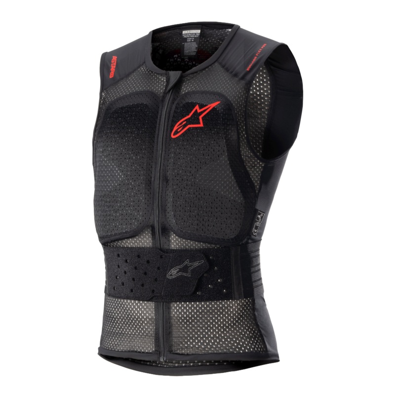 Gilet de Protection Nucleon Flex Pro XS Transparent Fume Rouge Noir