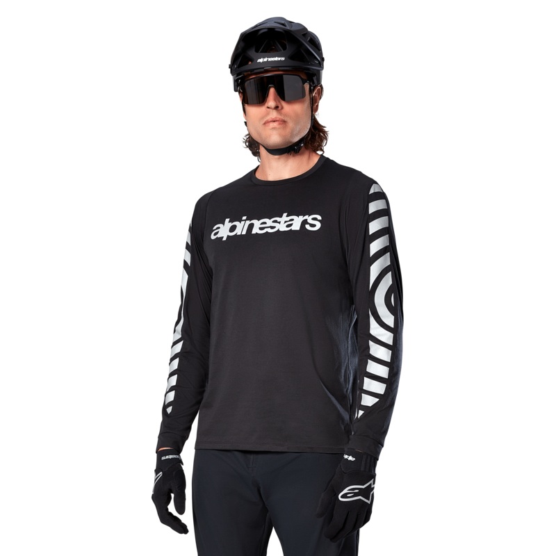 Maillot A-Dura Dri Oscar – Manches Longues S Noir rflchissant