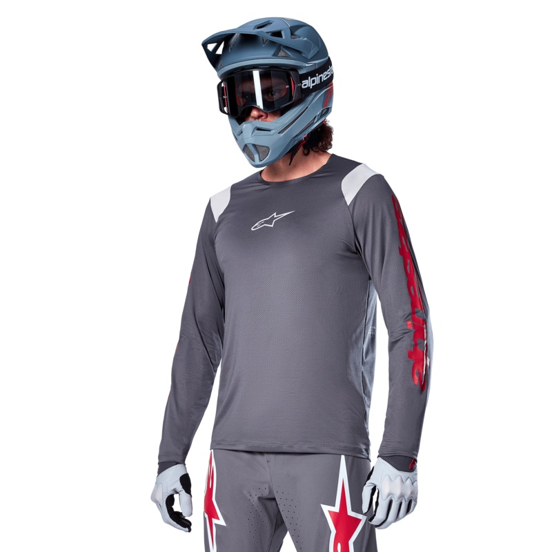 Maillot A-Supra Astar – Manches Longues S Gris fonc