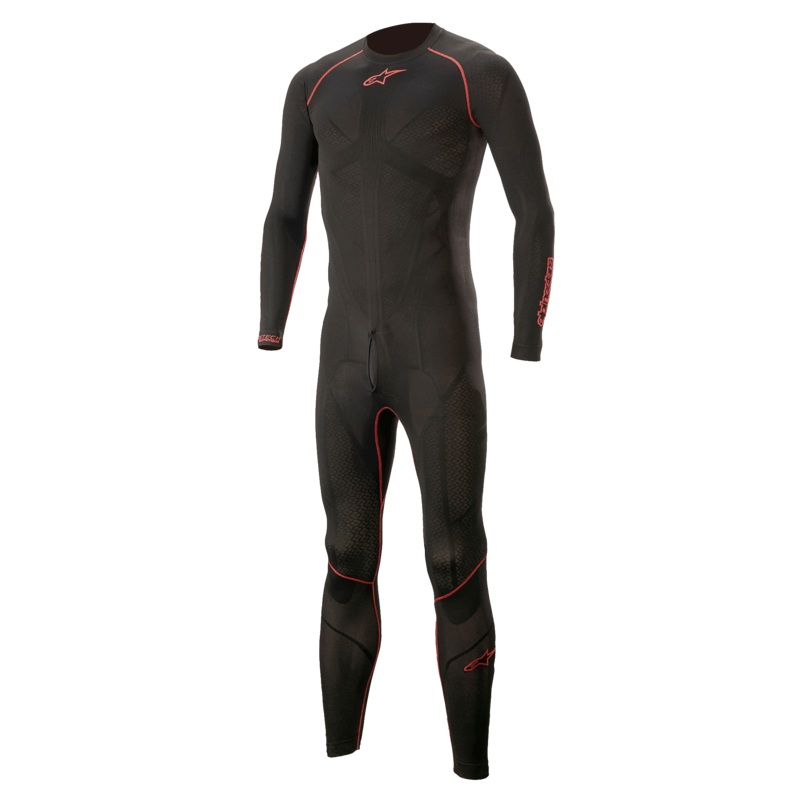 Sous-Combinaison Ride Tech Lite – 1 Pice XS/S Noir Rouge