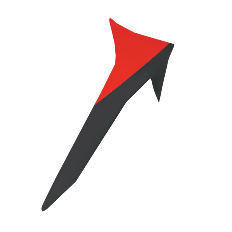 Spoiler Standard Supertech R10 Element One Size Noir Carb Rouge vif Blanc Gl