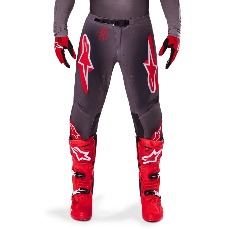 2025 Pantalon Supertech Lipan 28 Fume Rouge vif