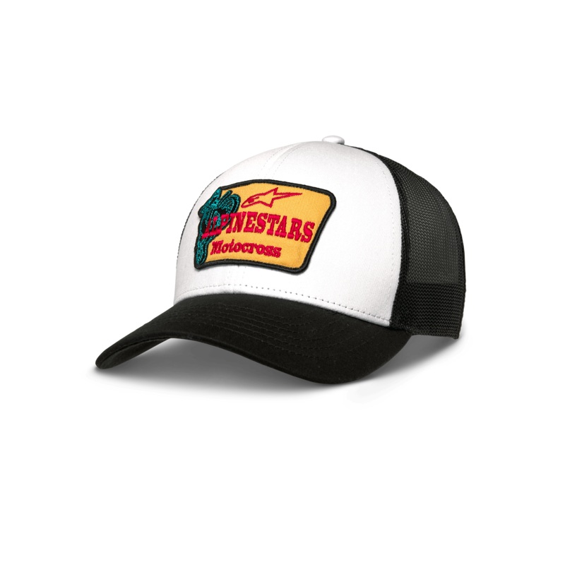 Bonnet Trucker Hardware One Size Blanc Noir