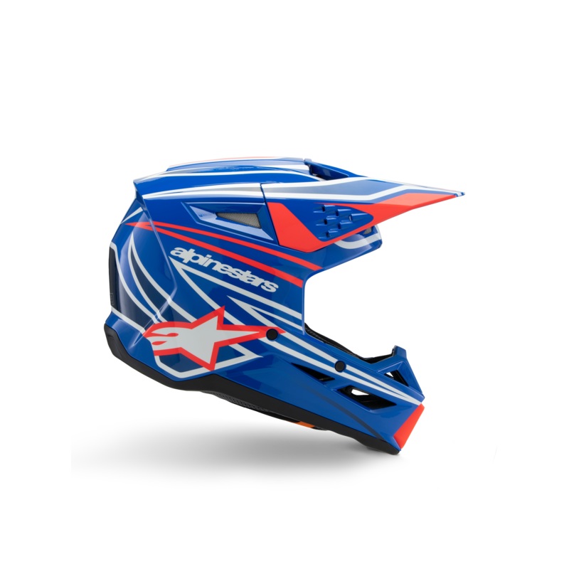 Casque SM3 Wurx Jeunes ECE06 YS Bleu Rouge Blanc Noir Gl