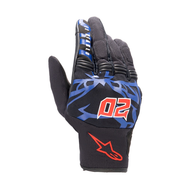 Gants Fq20 Copper S Noir Bleu Rouge vif