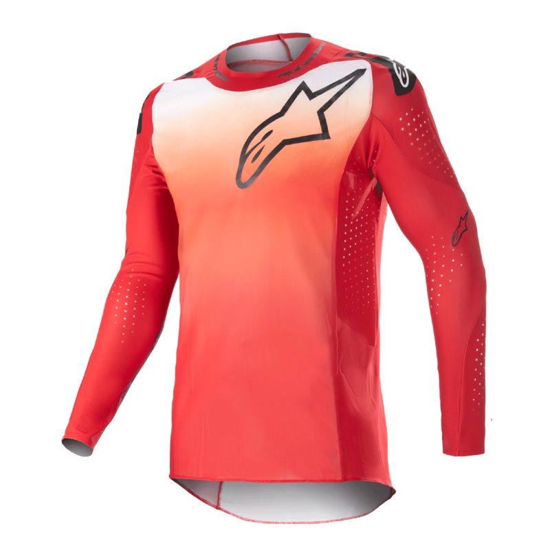 Maillot Supertech Risen 2023  S Mars Rouge Blanc