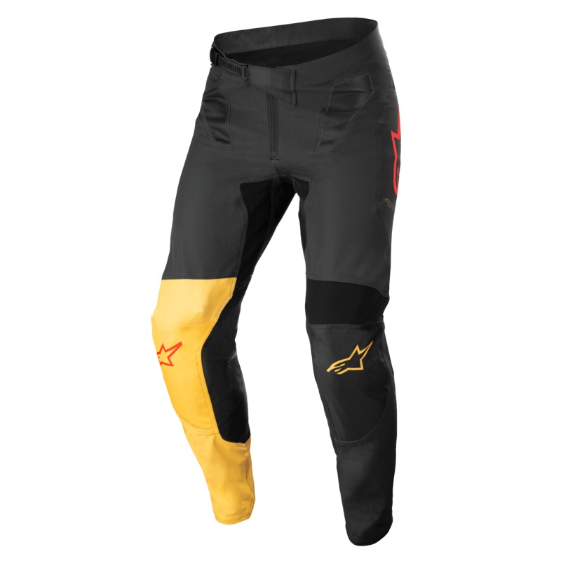 Pantalon Supertech Blaze 28 Noir Chaud Jaune Rouge Fluo