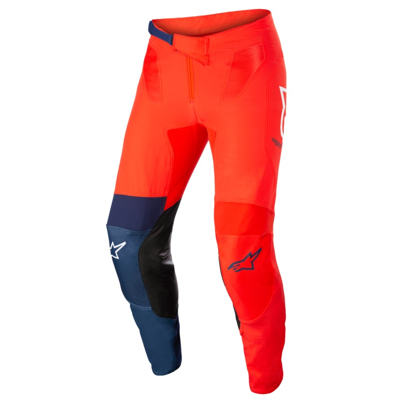 Pantalon Supertech Blaze 28 Rouge vif Bleu fonc Blanc