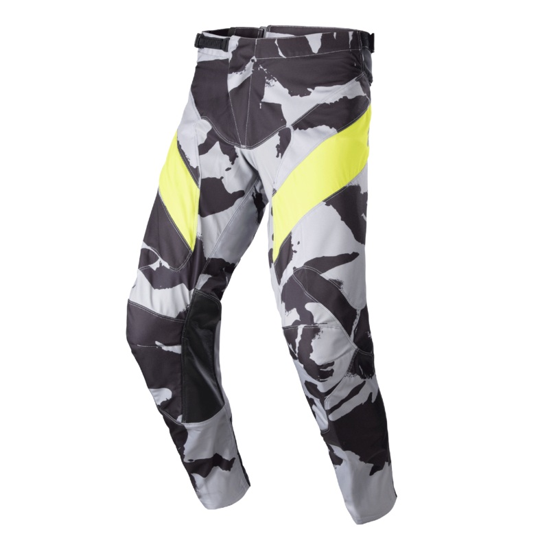 Pantalon Tactical Racer 2023  28 Gris fondu Camo Jaune Fluo