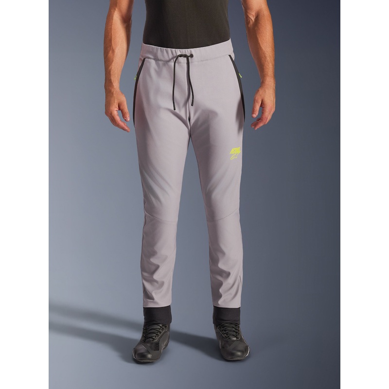 Aeroshell Pantalons S Mid Gray Yellow Fluo