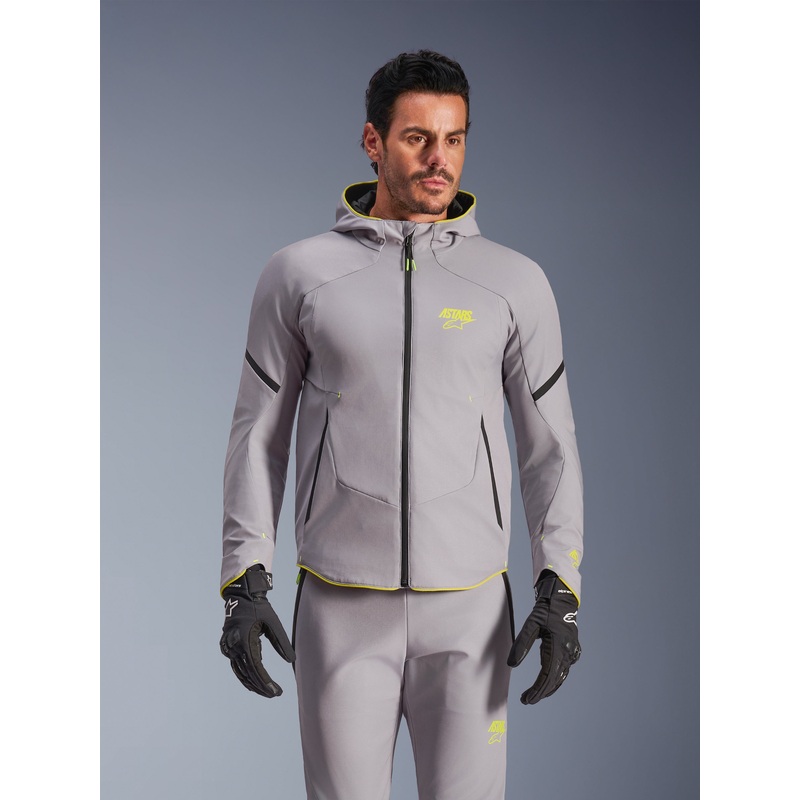 Aeroshell WP Veste S Mid Gray Yellow Fluo